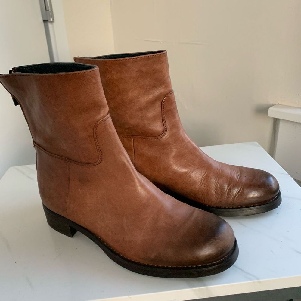 Alberto Fermani Brown Ankle Boots